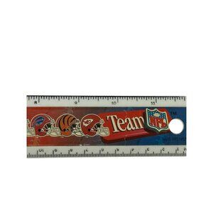 VTG 1993 NFL Team School Ruler – Collectible Team Helmets Design, 12-Inch Retro